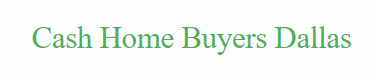 Cash Home Buyers Dallas Logo