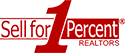 Sell for 1% Realtors Logo